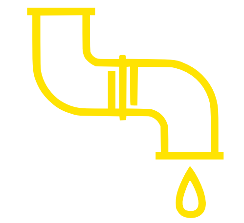 Pipe dripping icon